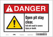 Safety Sign 7 in x 10 in Vinyl