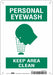 Safety Sign 10 in x 7 in Polyethylene