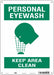 Safety Sign 14 in x 10 in Polyethylene