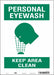 Safety Sign 14 in x 10 in Vinyl