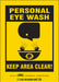Safety Sign 7 in x 5 in Vinyl