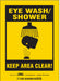 Safety Sign 7 in x 5 in Vinyl