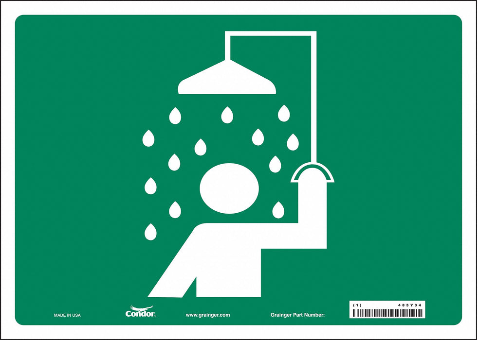 Safety Sign 10 in x 14 in Vinyl