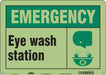 Safety Sign 10 inx14 in Polyethylene