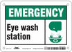 Safety Sign 5 in x 7 in Polyethylene