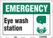 Safety Sign 10 in x 14 in Polyethylene