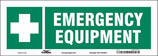 Safety Sign 5 in x 14 in Vinyl
