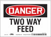 Safety Sign 5 in x 7 in Vinyl