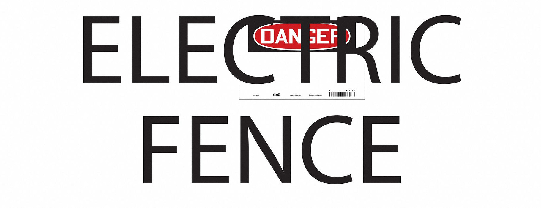 Safety Sign 7 in x 10 in Vinyl