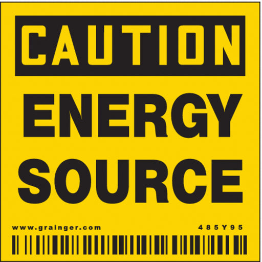 Safety Sign 2 inx2 in Vinyl