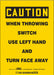 Safety Sign 7 in x 5 in Vinyl