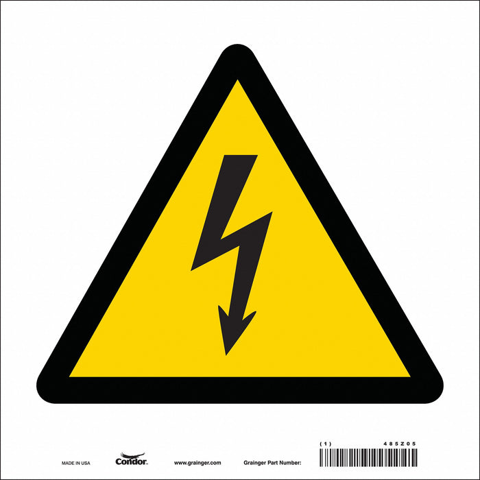 Safety Sign 10 inx10 in Vinyl