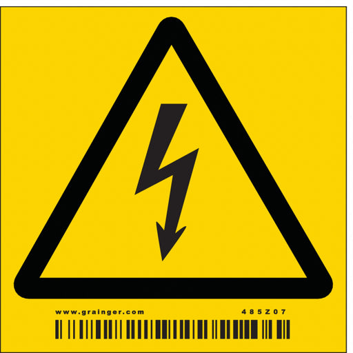 Safety Sign 3 inx3 in Vinyl