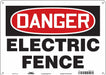 Safety Sign 10 inx14 in Polyethylene