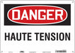 Safety Sign 10 in x 14 in Polyethylene