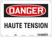 Safety Sign 7 in x 10 in Polyethylene