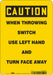 Safety Sign 10 in x 7 in Polyethylene