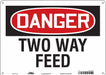 Safety Sign 10 in x 14 in Aluminum