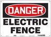 Safety Sign 10 in x 14 in Aluminum