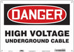 Safety Sign 10 in x 14 in Aluminum