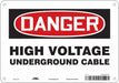 Electrical Sign 7 in x 10 in Aluminum