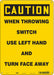 Safety Sign 14 in x 10 in Aluminum
