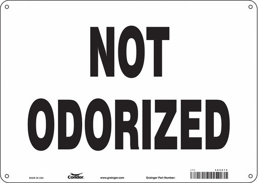 Safety Sign 10 in x 14 in Aluminum