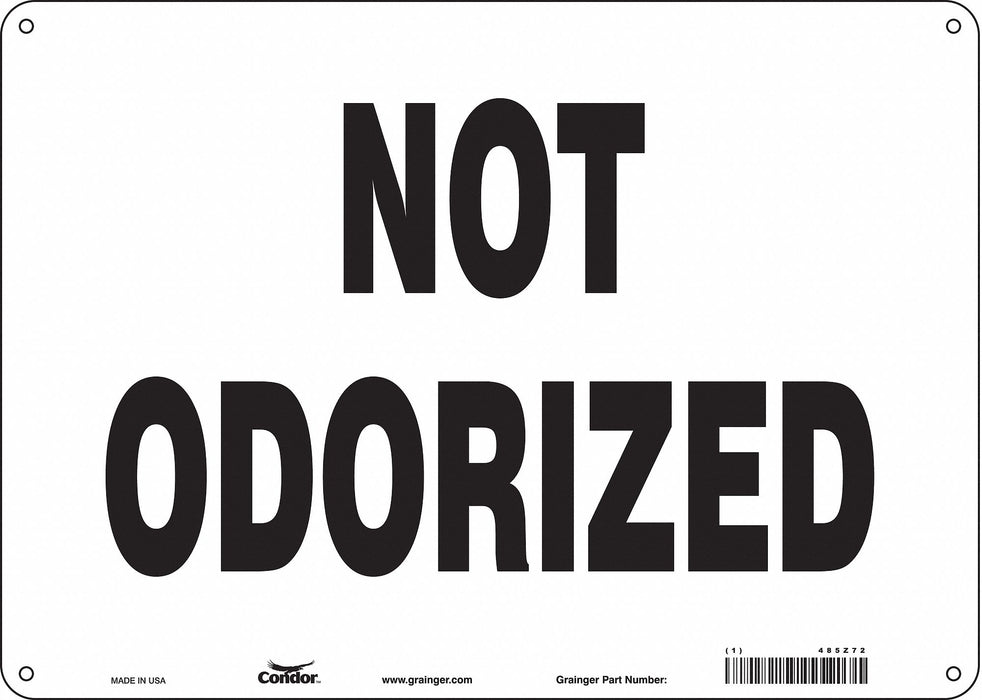 Safety Sign 10 in x 14 in Aluminum