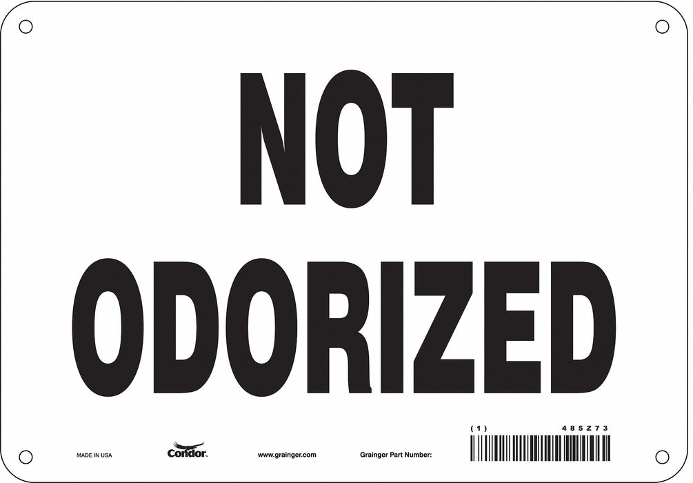 Safety Sign 7 in x 10 in Polyethylene