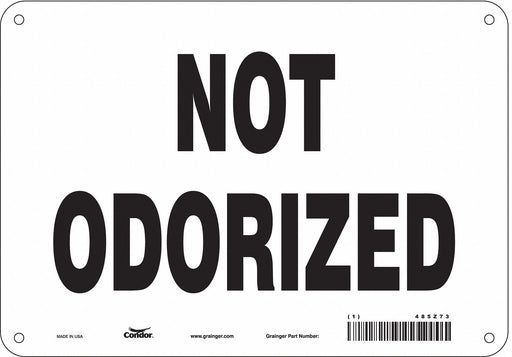 Safety Sign 7 in x 10 in Polyethylene