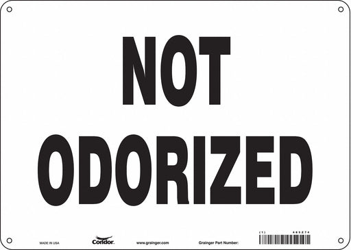 Safety Sign 10 in x 14 in Polyethylene
