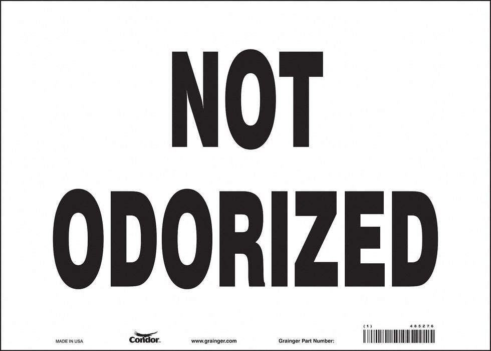 Safety Sign 10 in x 14 in Vinyl