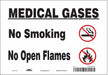J8166 Safety Sign 7 inx10 in Vinyl