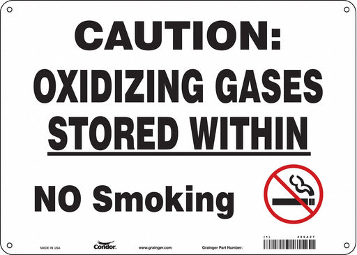 Safety Sign 10 inx14 in Aluminum