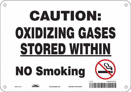 Safety Sign 7 inx10 in Polyethylene