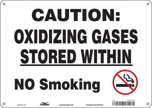 Safety Sign 10 inx14 in Polyethylene