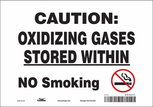Safety Sign 7 inx10 in Vinyl