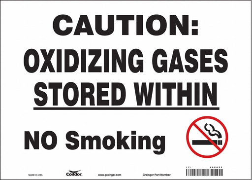 Safety Sign 10 inx14 in Vinyl