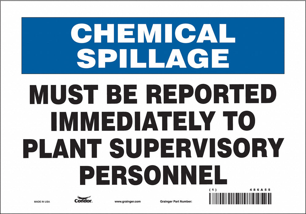 Safety Sign 7 in x 10 in Vinyl
