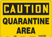 Safety Sign 10 in x 14 in Polyethylene