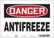 Chemical Sign 7 in x 10 in Aluminum