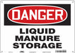 Safety Sign 10 inx14 in Polyethylene