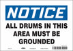 Safety Sign 7 in x 10 in Vinyl