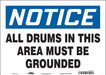 Safety Sign 10 in x 14 in Vinyl