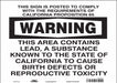 J8488 Safety Sign 10 inx14 in Vinyl