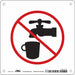 Safety Sign 7 in x 7 in Aluminum