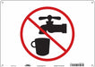 Safety Sign 10 in x 14 in Aluminum