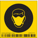 Safety Sign 2.25in x 2.25in Vinyl