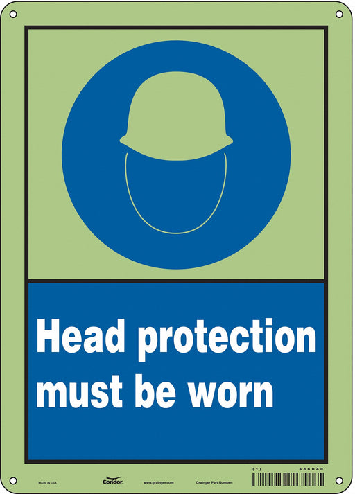 Safety Sign 14 inx10 in Polyethylene