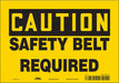 Safety Sign 7 inx10 in Vinyl